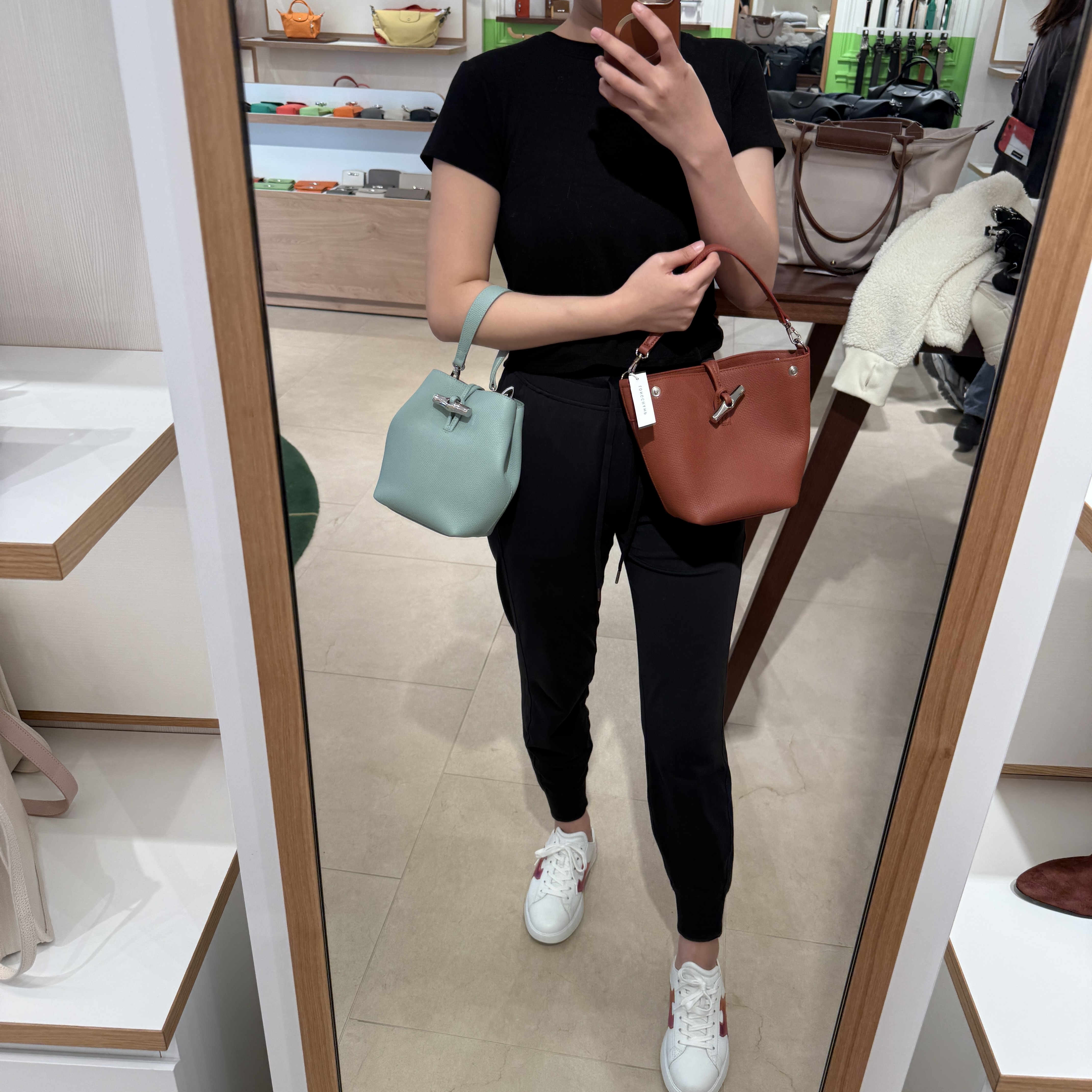 Longchamp Le Roseau XS bucket tote bag 2 colors 10279