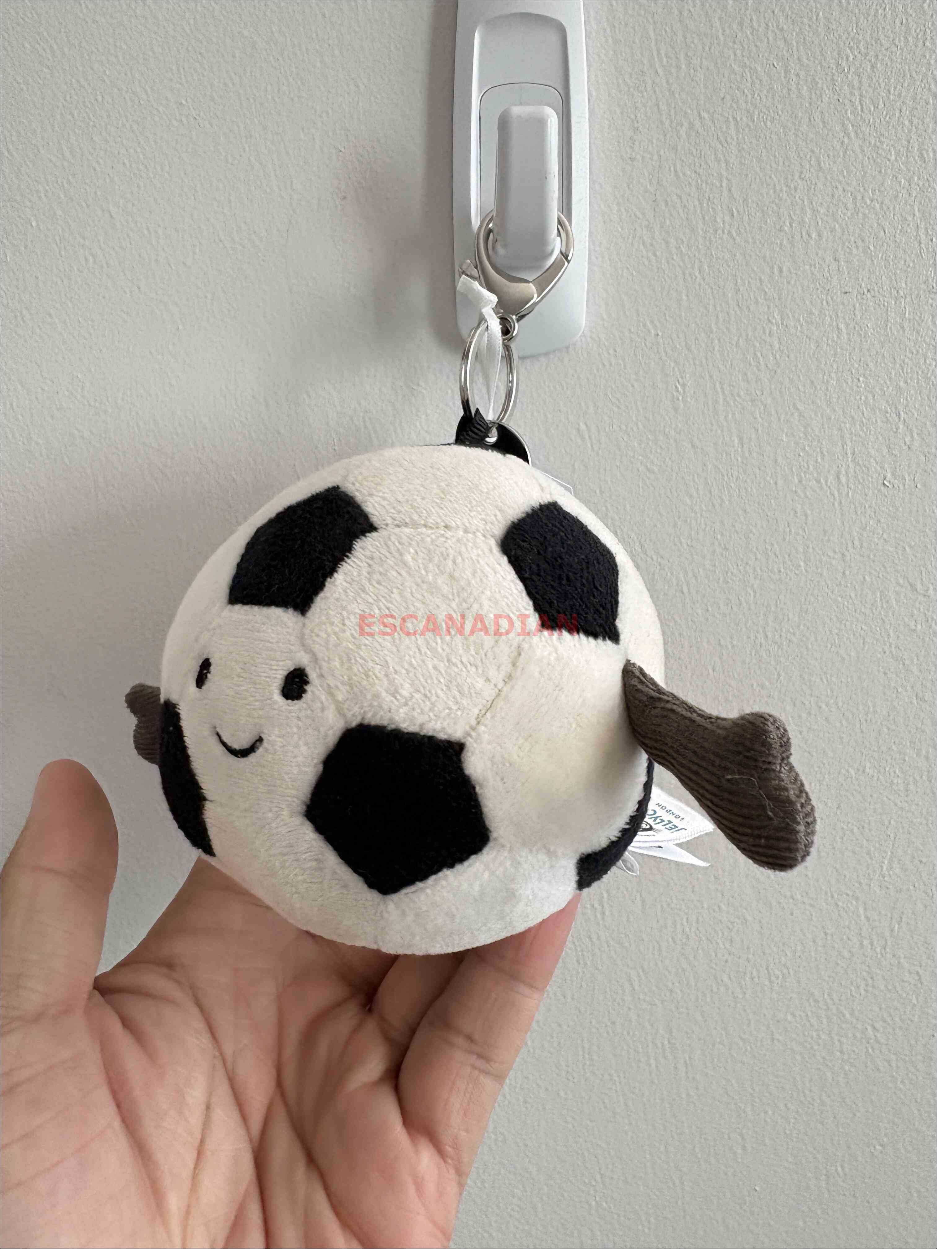 JellyCat 足球 掛飾 鑰使圈
