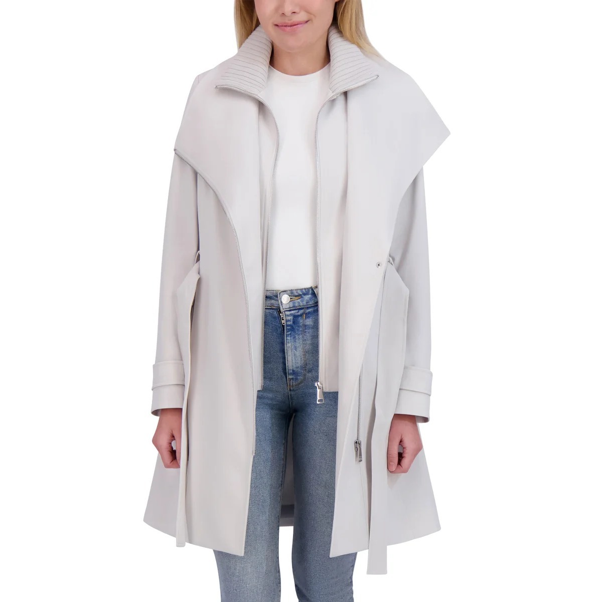 【預購】Halston H092654 女裝束帶風衣