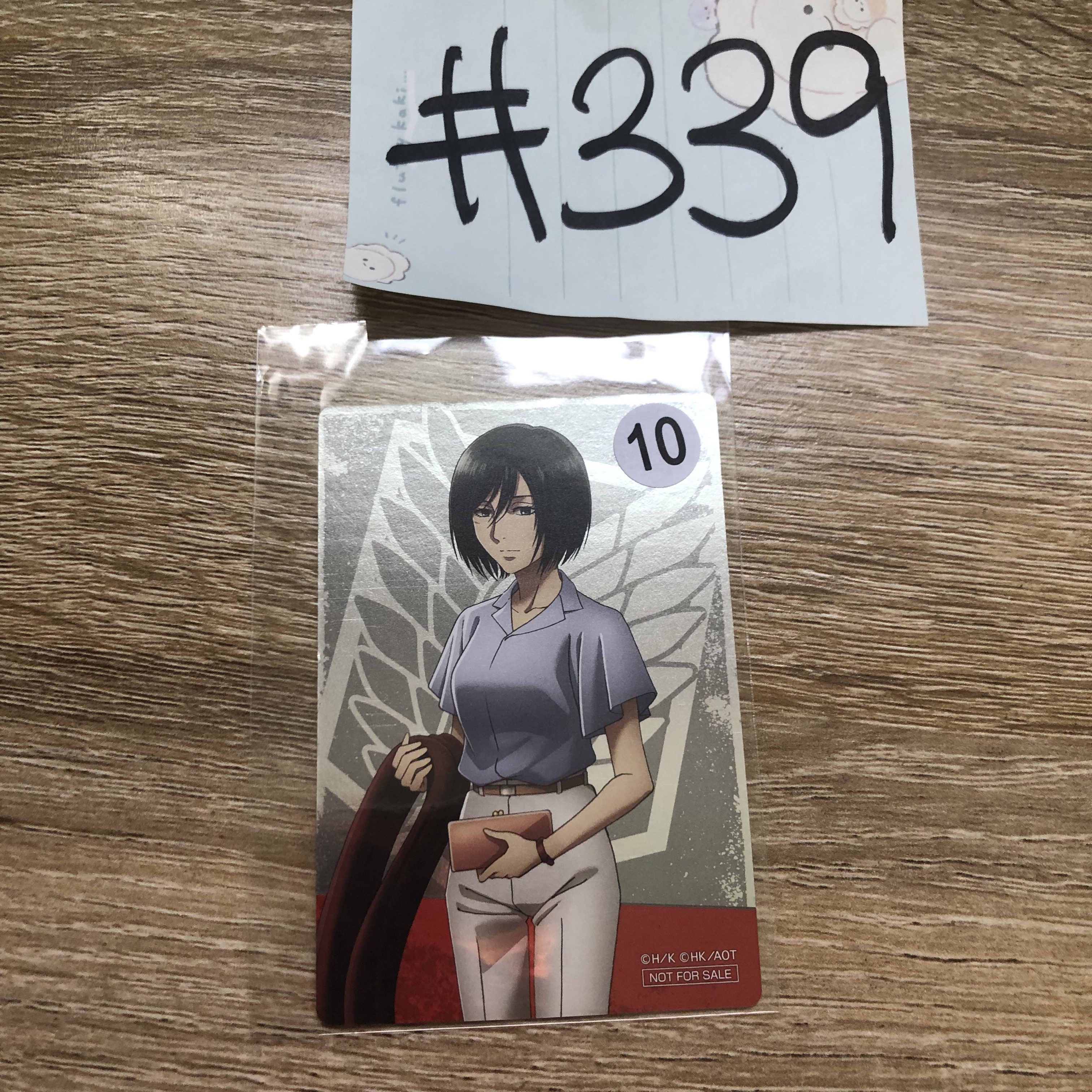 進擊的巨人  MIKASA  小卡#339