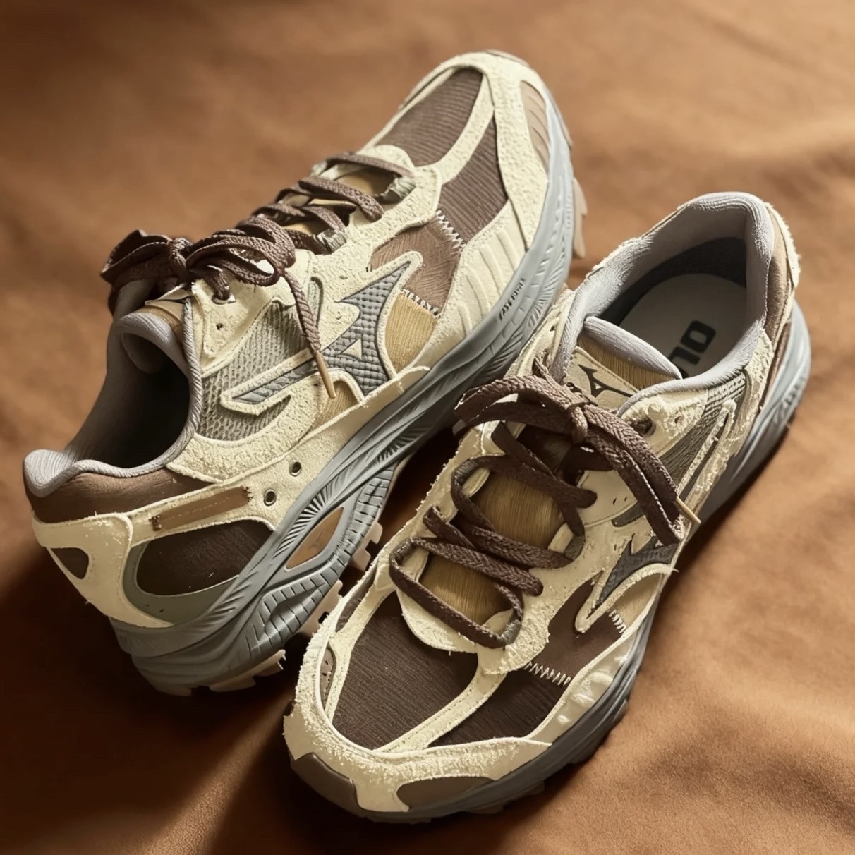 MIZUNO 美津濃 Racer ADV Reindeer Brown 山系 戶外 機能 透氣 休閒鞋 慢跑鞋 馴鹿棕 D1GH241213