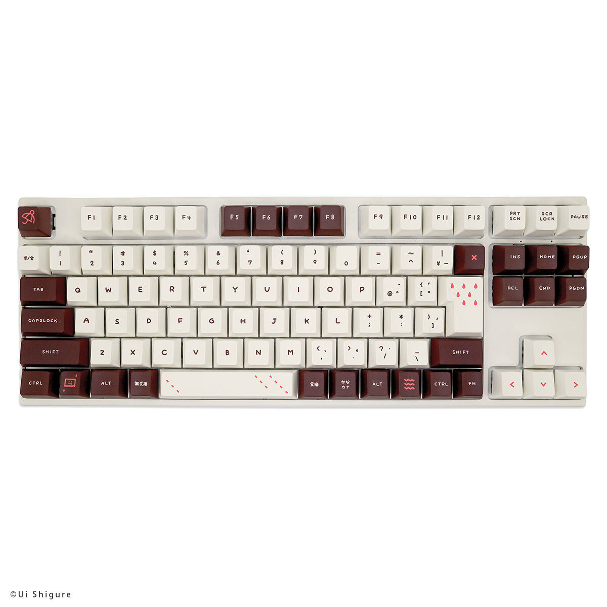 「ACG.GO」「VTuber」時雨羽衣 しぐれうい × ふもコレ Keyboard 日本語配列 VARMILO