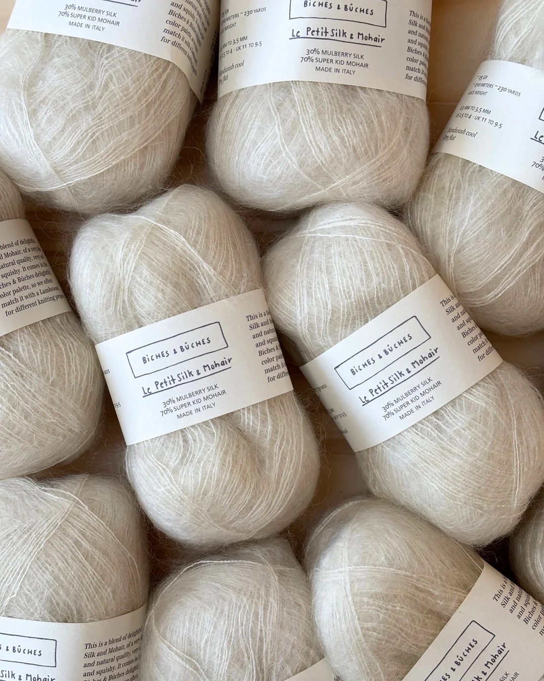 Biches & Bûches - Le Petit Silk & Mohair 蠶絲毛海細線