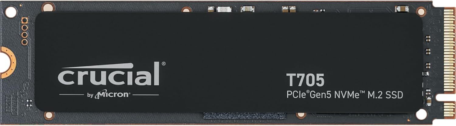 Crucial T705 PCIe Gen5 NVMe M.2 SSD