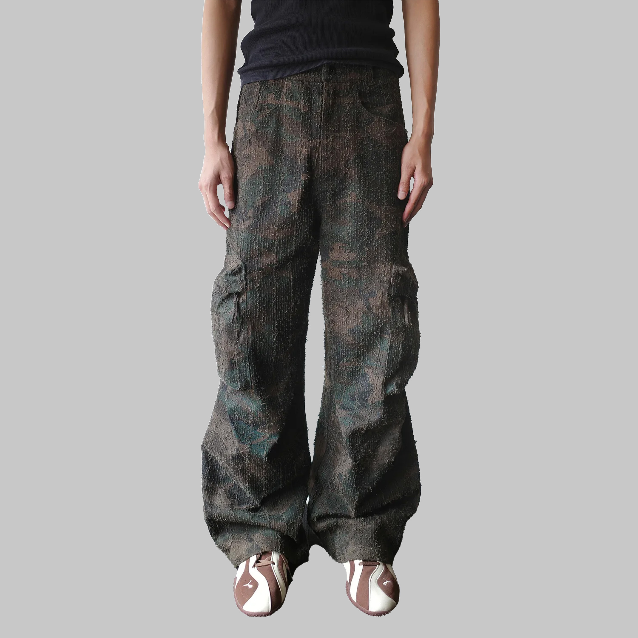 Anonymous Talking Camo Cargo Pants 迷彩口袋長褲