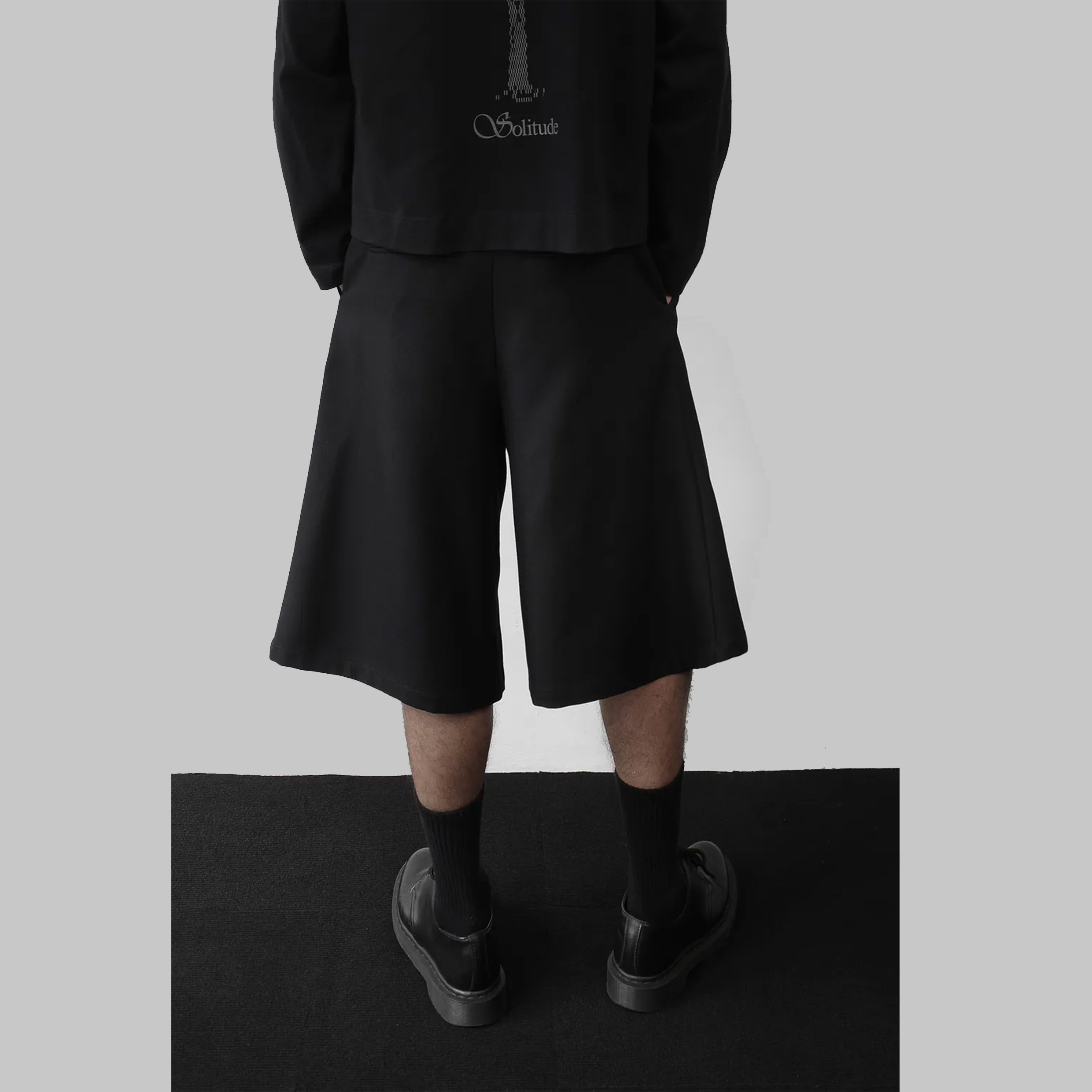 Anonymous Talking Pleated Shorts 西裝皺褶七分褲