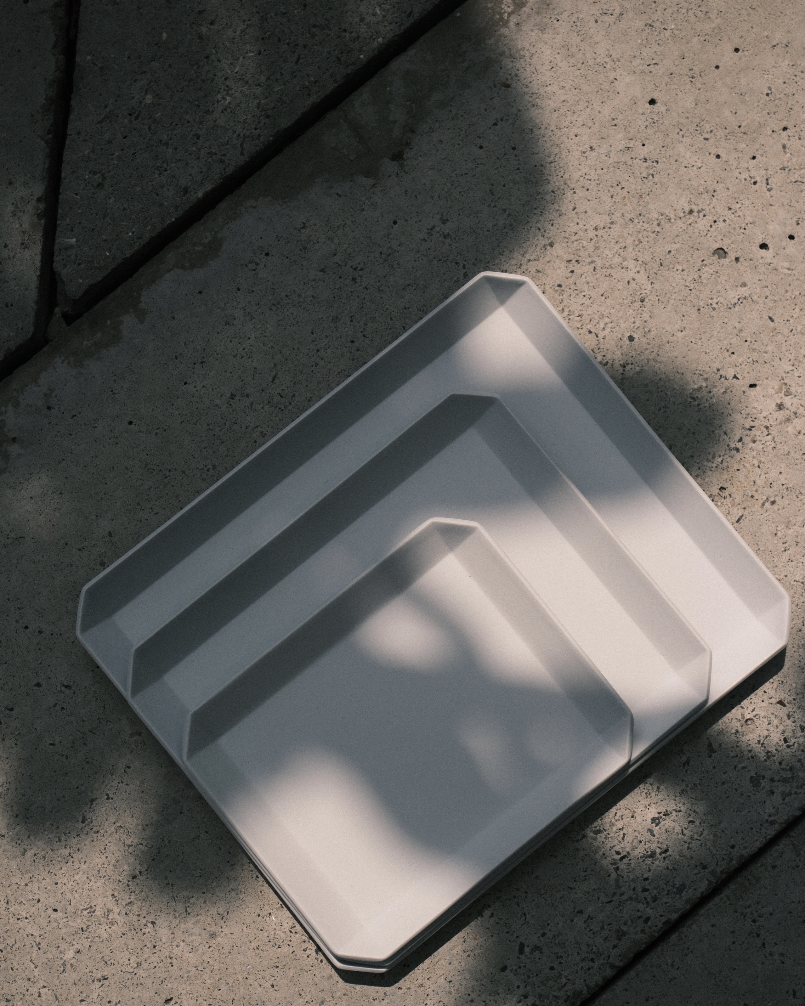 1616 ARITA JAPAN / TY 系列 長方盤 淺灰色 (S/M/L)