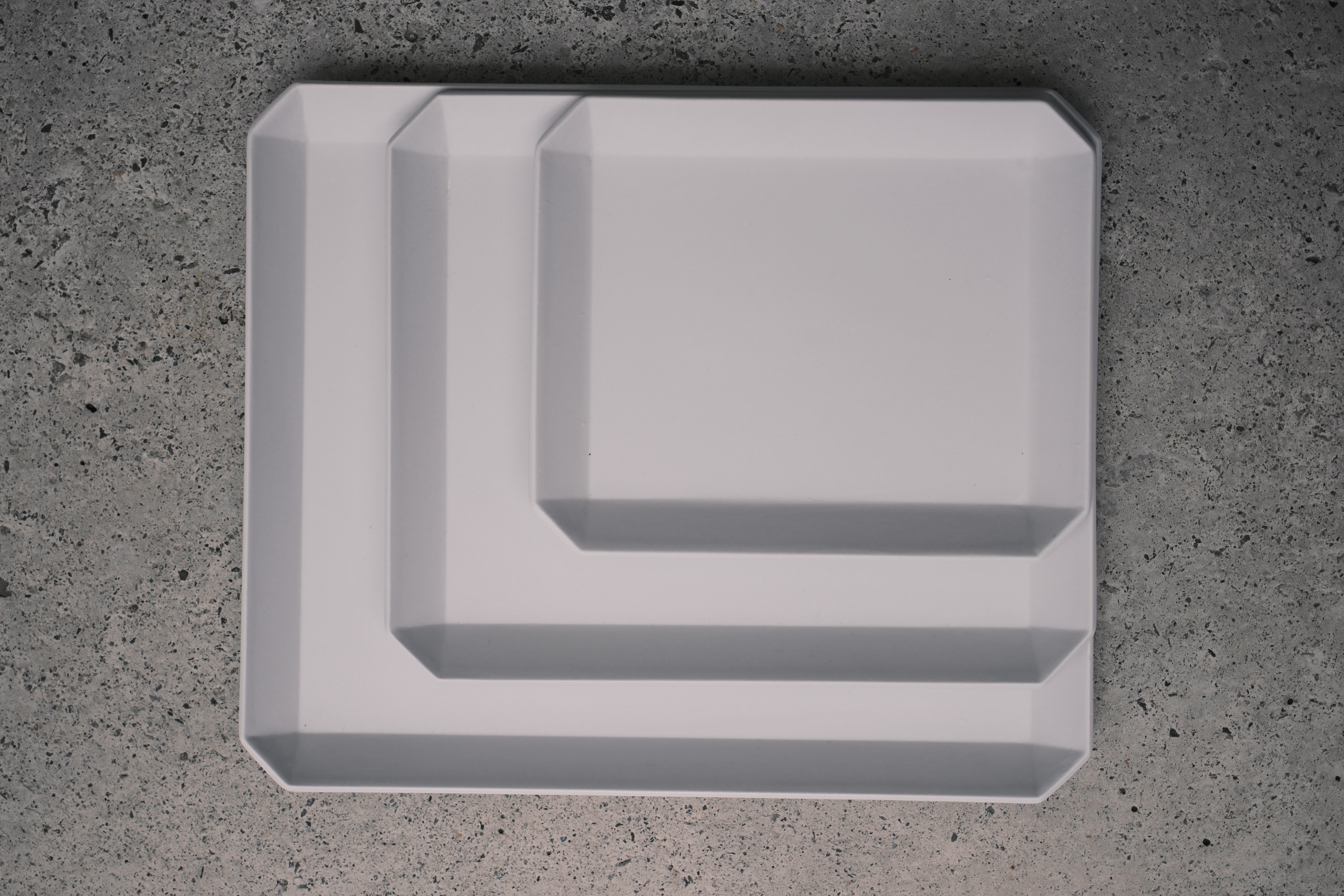 1616 ARITA JAPAN / TY 系列 長方盤 淺灰色 (S/M/L)