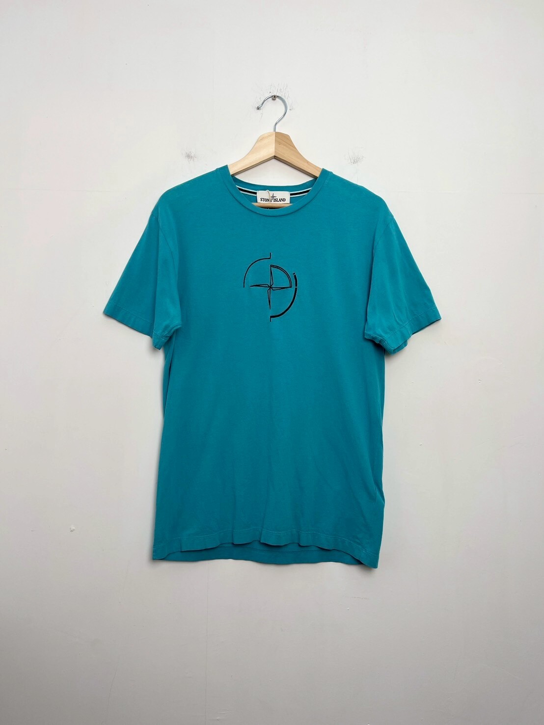 STONE ISLAND Data Scan Logo T-Shirt SIZE M