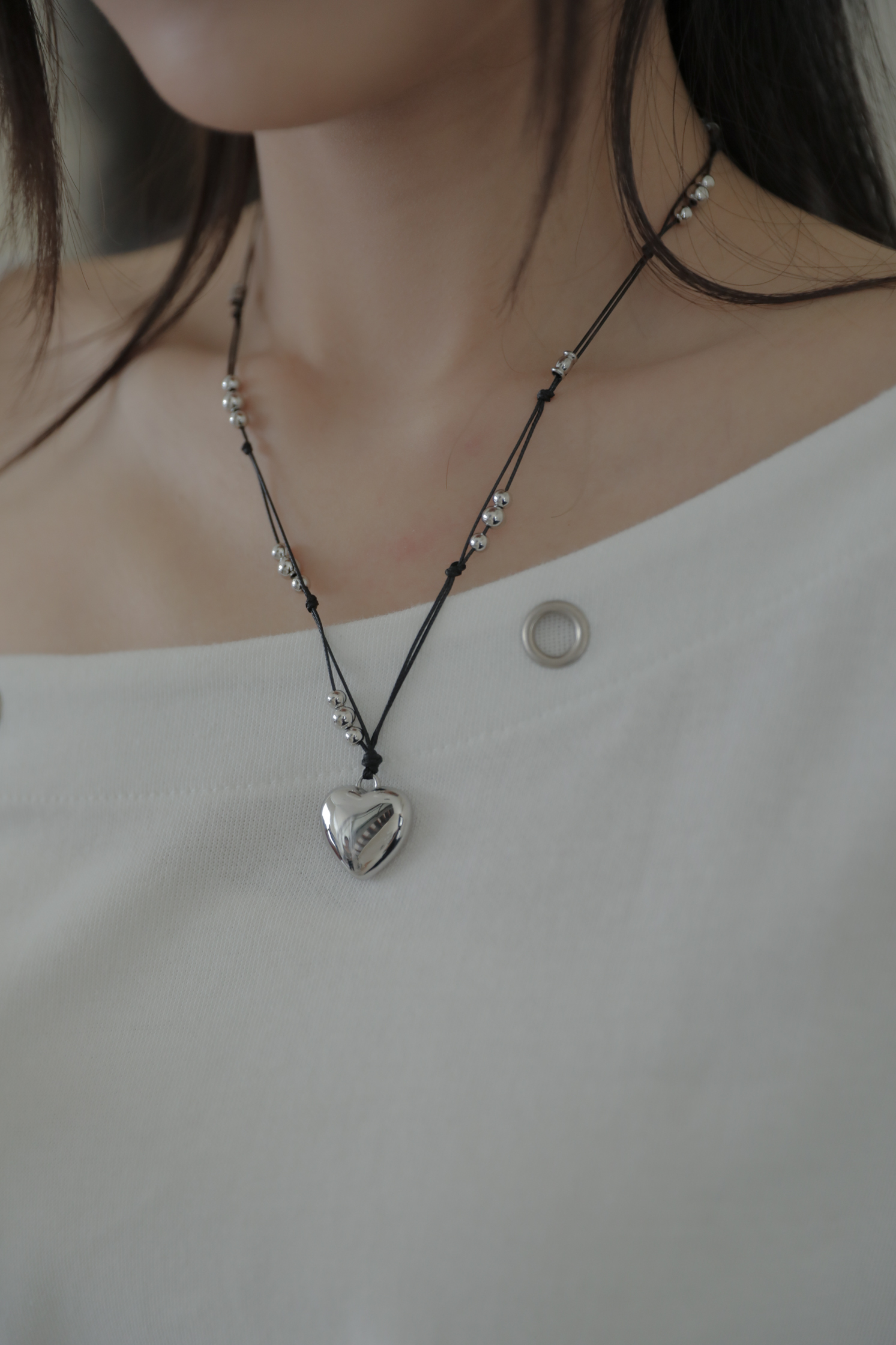 Necklace-Midnight Heart