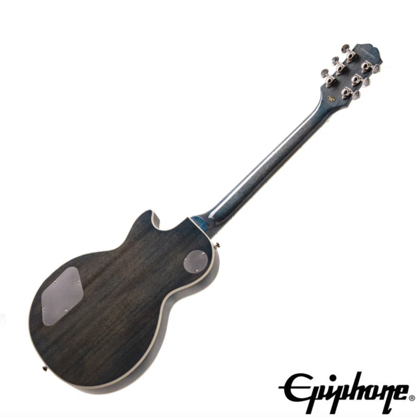 Epiphone Epiphone CUSTOM FIGURED TBL 藍色虎紋限量版電吉他 第 2 張圖片｜三峽吉他 / Bass