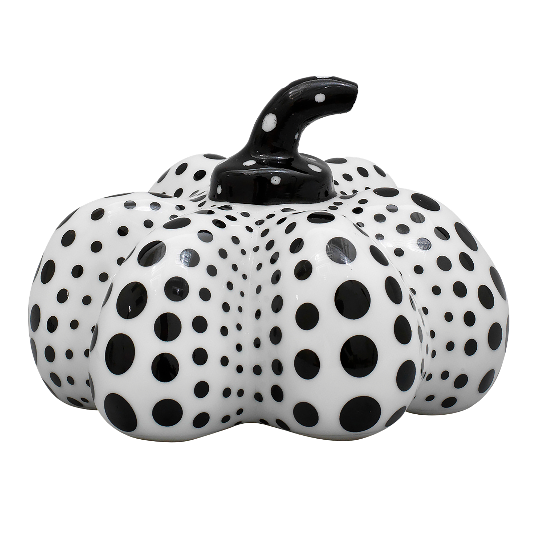 草間彌生 Kusama Yayoi - 5 Porcelain Pumpkins (White)