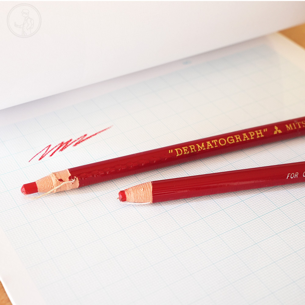 三菱 紙捲蠟筆 DERMATOGRAPH 7600