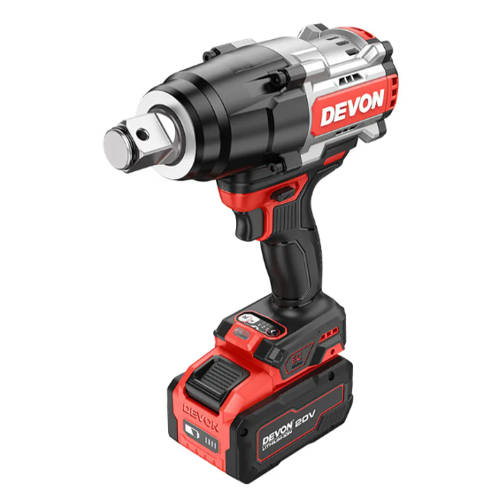 "DEVON" 大有牌20V無刷衝擊扳手1"(25MM)(扭力2100NM)(淨機)-[5769-LI-Z]