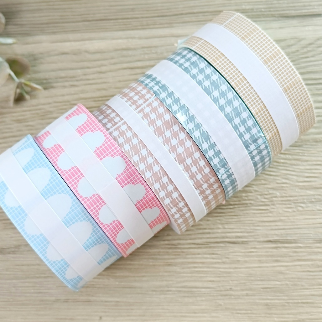 日本Stamp Marche．標籤機貼紙膠帶捲 5款 <整捲/分裝>