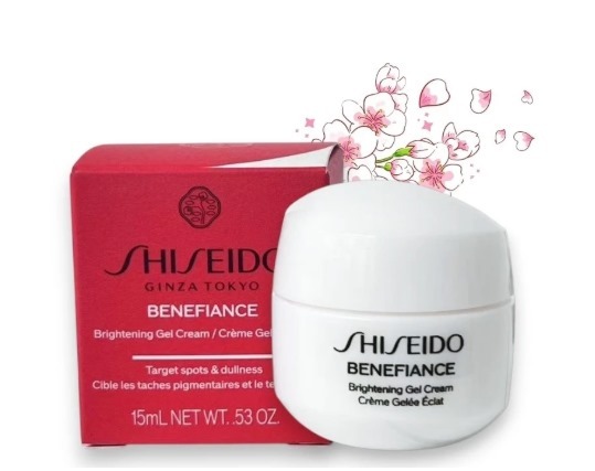 (4620) 【多件優惠】SHISEIDO  BENEFIANCE 高效亮肌啫喱乳霜 15ml (EXP :2027 )