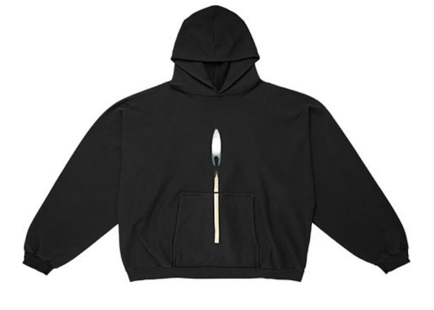Kanye West DONDA 2 Lit Match Hoodie Black