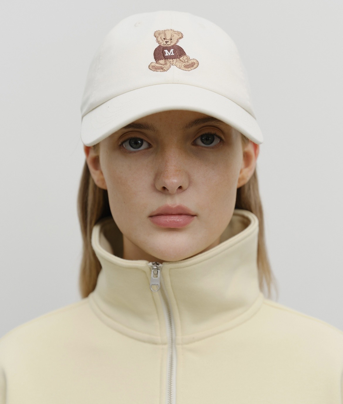 韓國 Marithe FRANCOIS Girbaud 小熊棒球帽