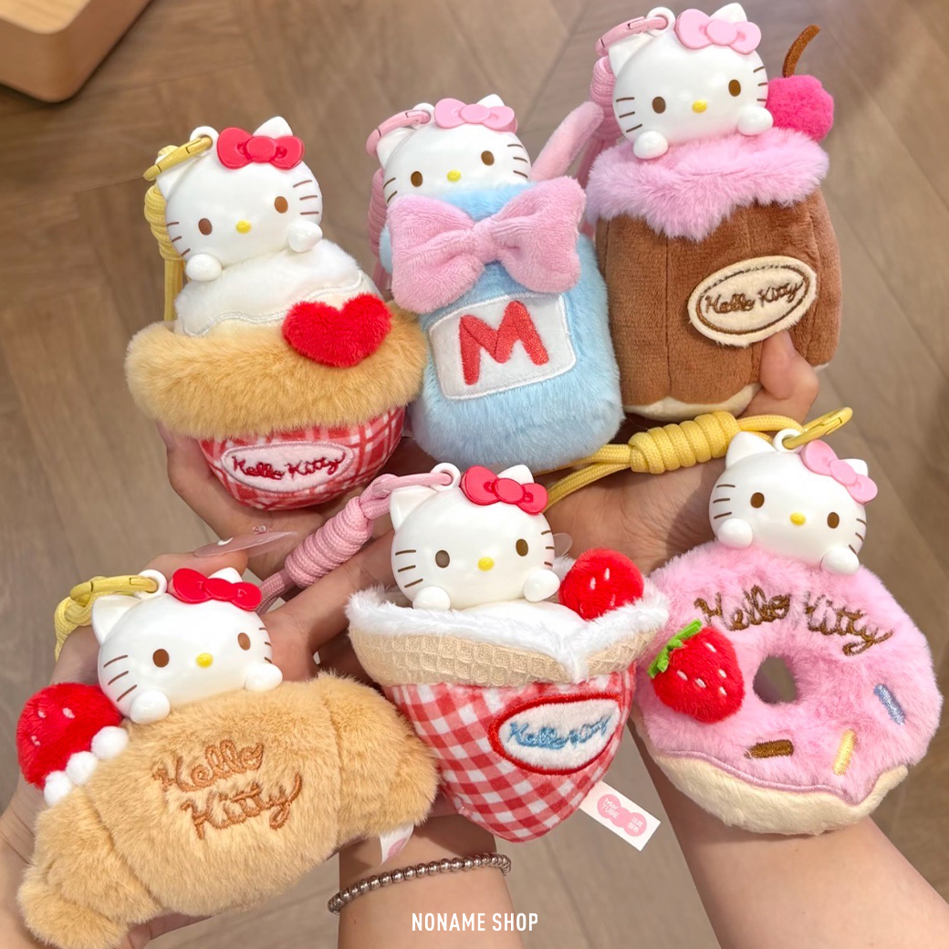 三麗鷗 HELLO KITTY 下午茶烘焙系列 毛絨 香氛 盲盒 掛件 吊飾 娃娃