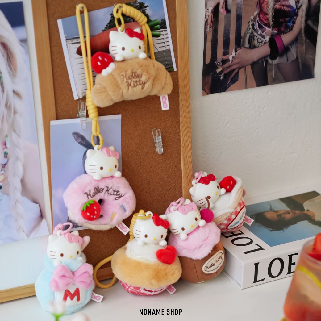 三麗鷗 HELLO KITTY 下午茶烘焙系列 毛絨 香氛 盲盒 掛件 吊飾 娃娃