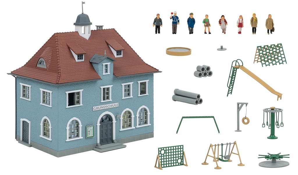 Faller 190087 HO規 校園套裝.套件
