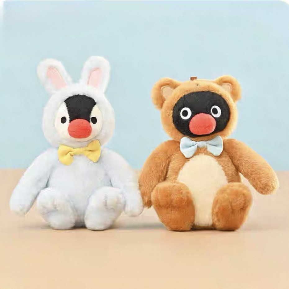 PINGU 企鵝家族 熊熊兔兔系列 玩偶吊飾