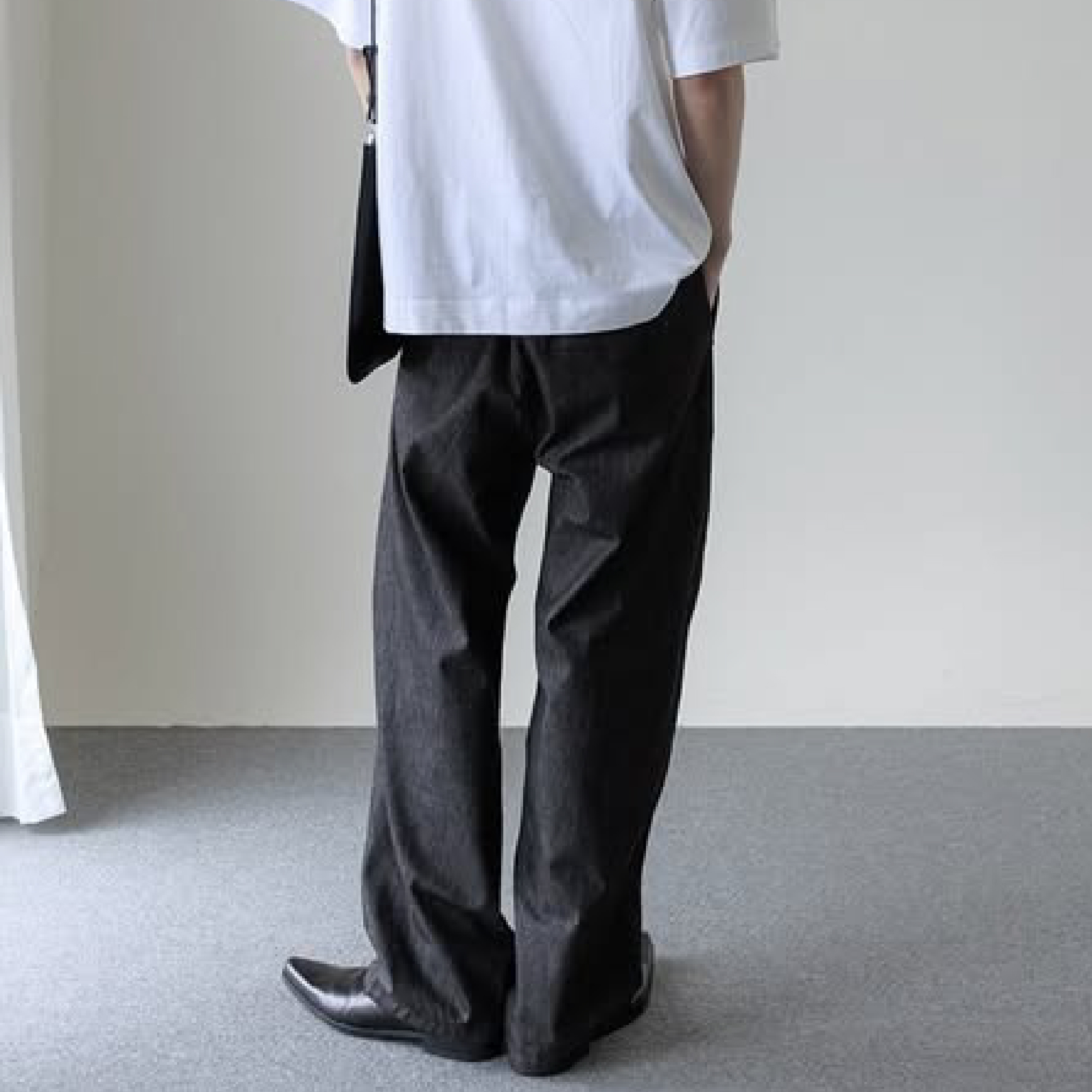 1dyll.assemblage 10SS Phantom Curve One Dollar Pants