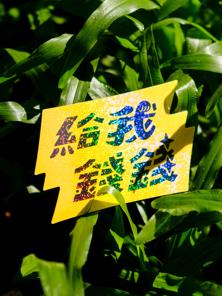 SPPPP｜Flying Boys｜閃亮防水貼紙｜給我錢錢｜C