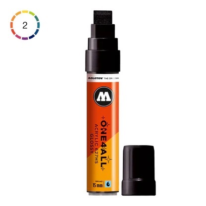 MOLOTOW - ONE4ALL 627hs Acrylic Marker 單頭壓克力筆 15mm/35ml