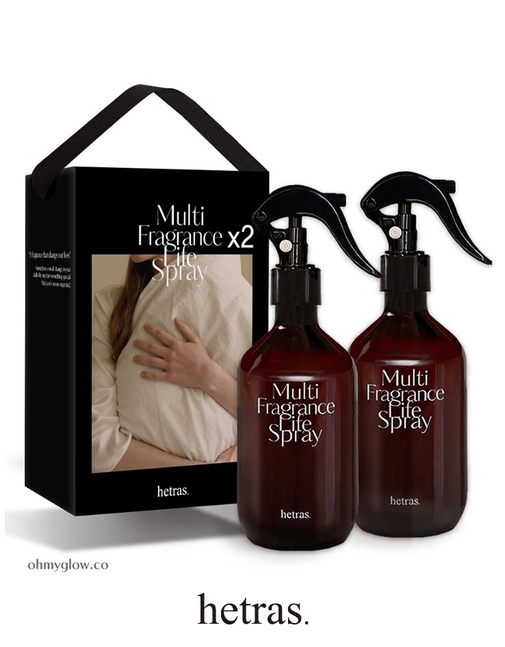 (4626) Hetras Multi Fragrance Life Spray - 空氣清新抗菌除臭噴霧 2 支裝 (300ML x2) (8款可選)