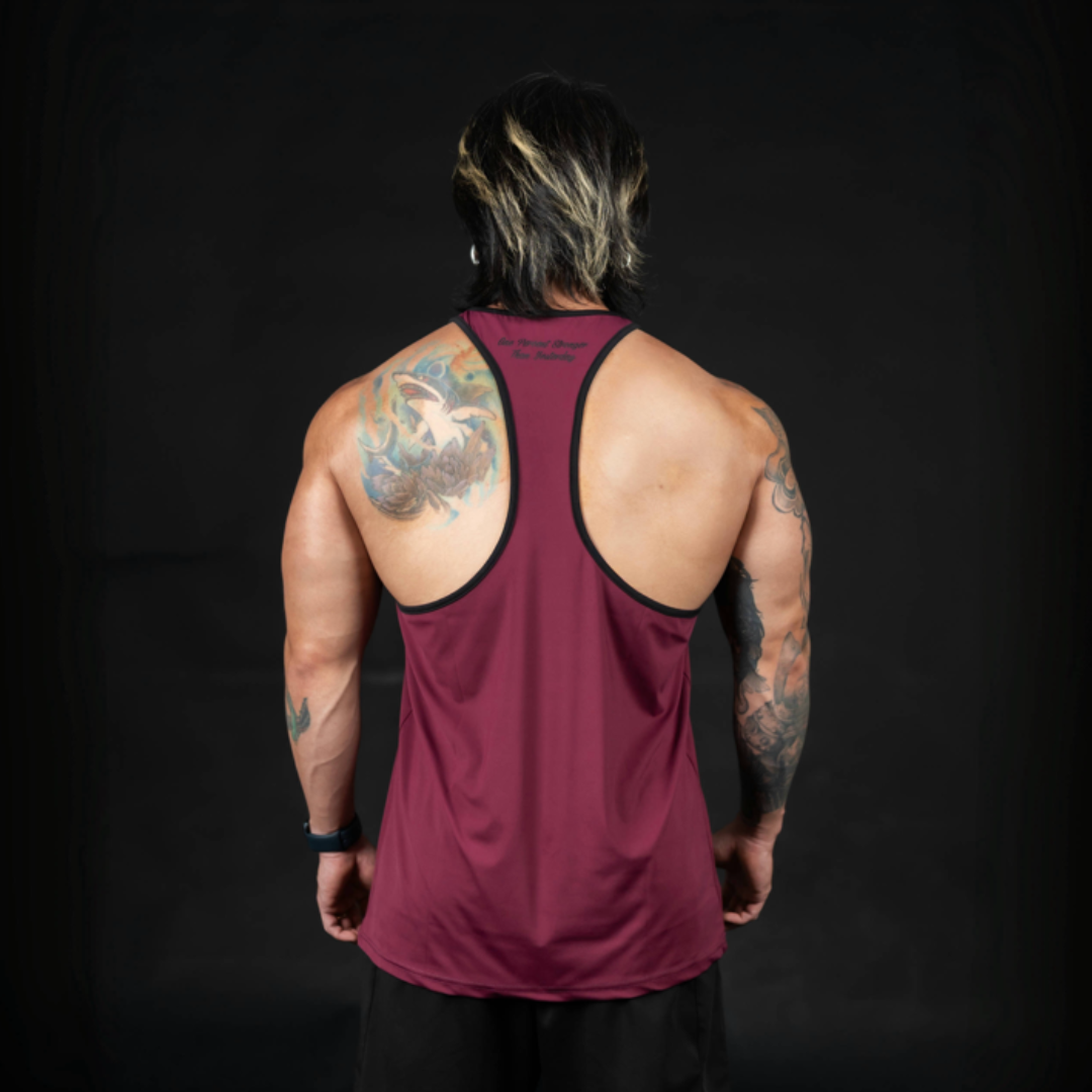 預購[H-Elastic™] American Stringer - Burgundy Noir