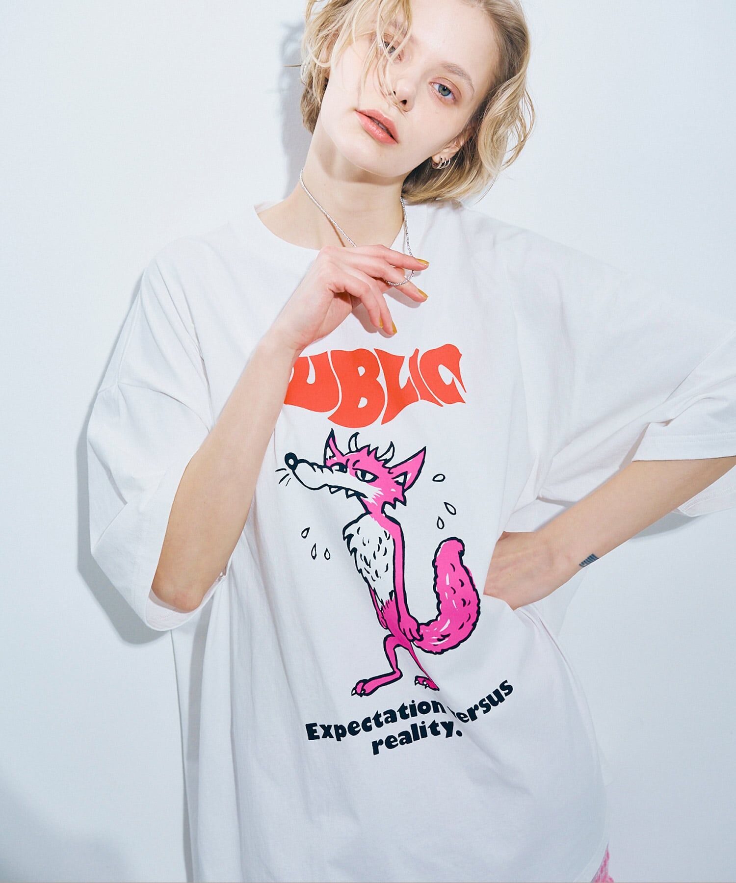 大野狼寬版棉上衣