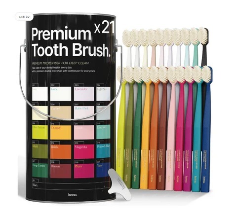 (4630) Hetras Premium牙刷 21支/盒