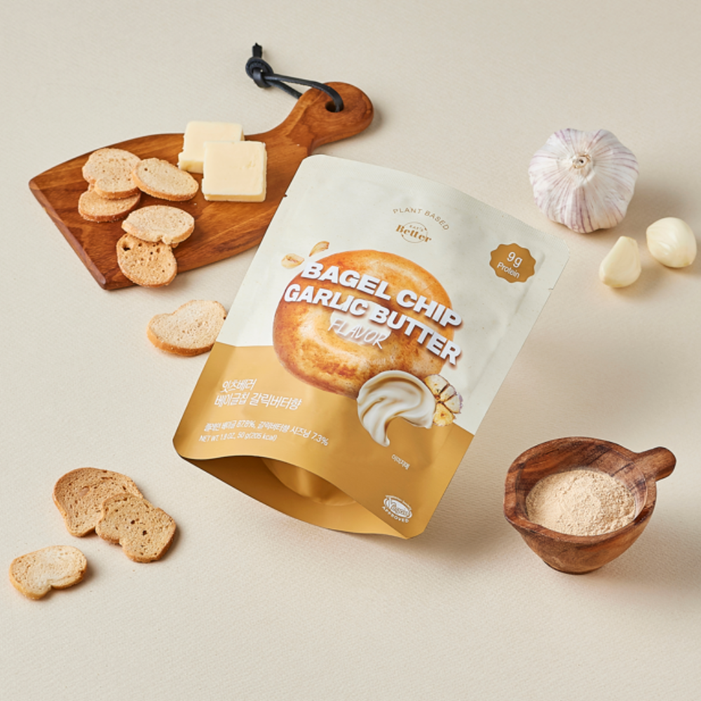 EAT'S Better 全素高蛋白質貝果脆餅 - 蒜香牛油 (50g) (59816)