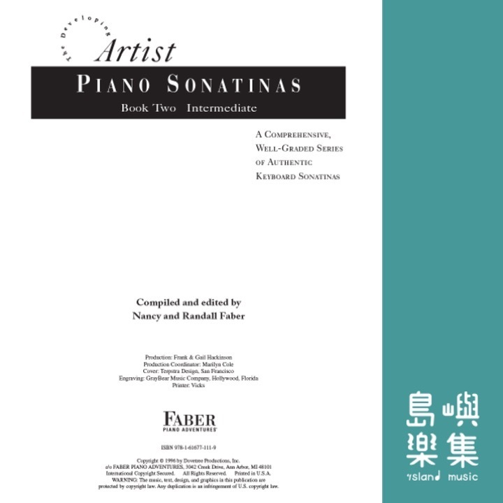 Piano Sonatinas – Book Two | Developing Artist Original Keyboard Classics