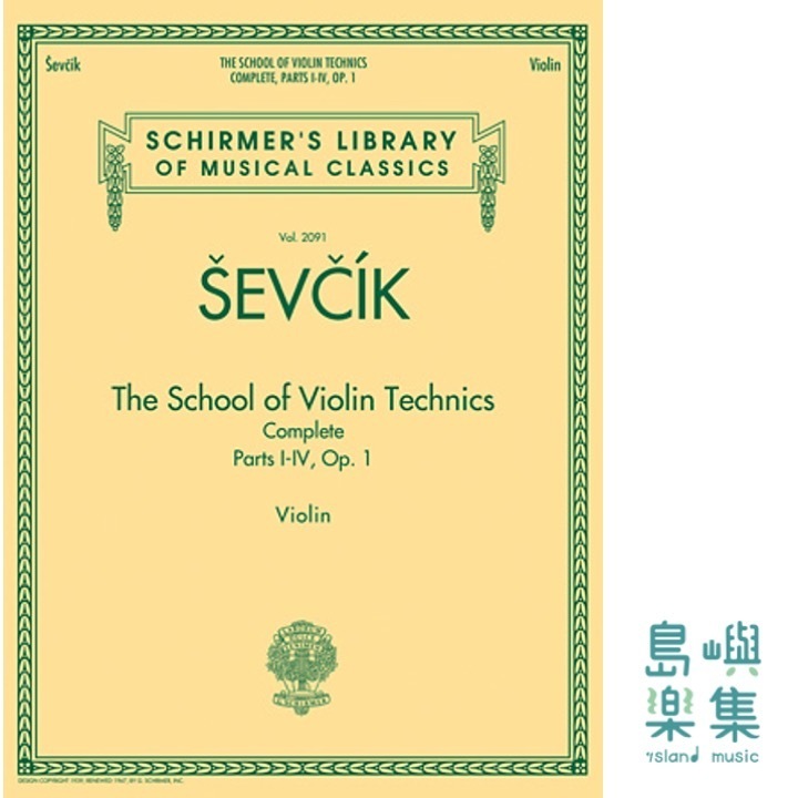 The School of Violin Technics Complete, Op. 1 | Schirmer Library of Classics Volume 2091