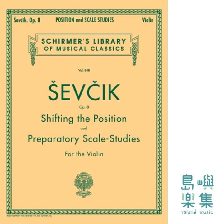 Shifting the Position and Preparatory Scale Studies, Op. 8 | Schirmer Library of Classics Volume 848 | Violin Method