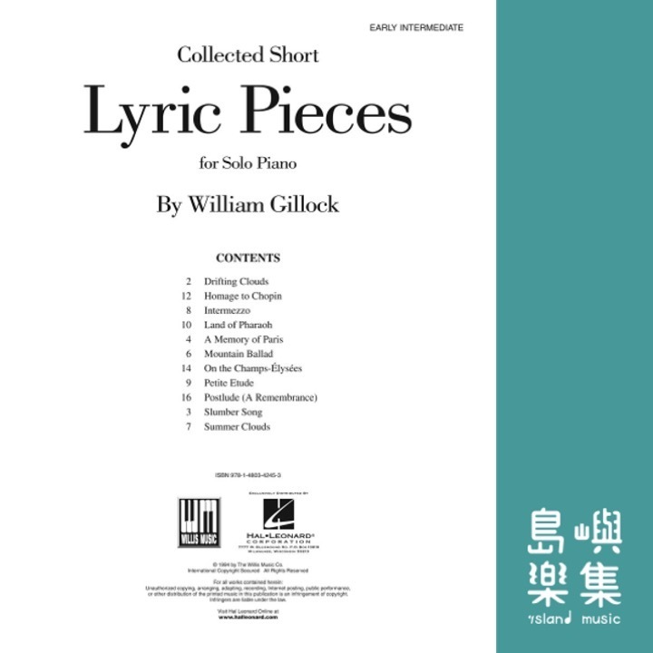 Lyric Pieces | Early Intermediate Level
