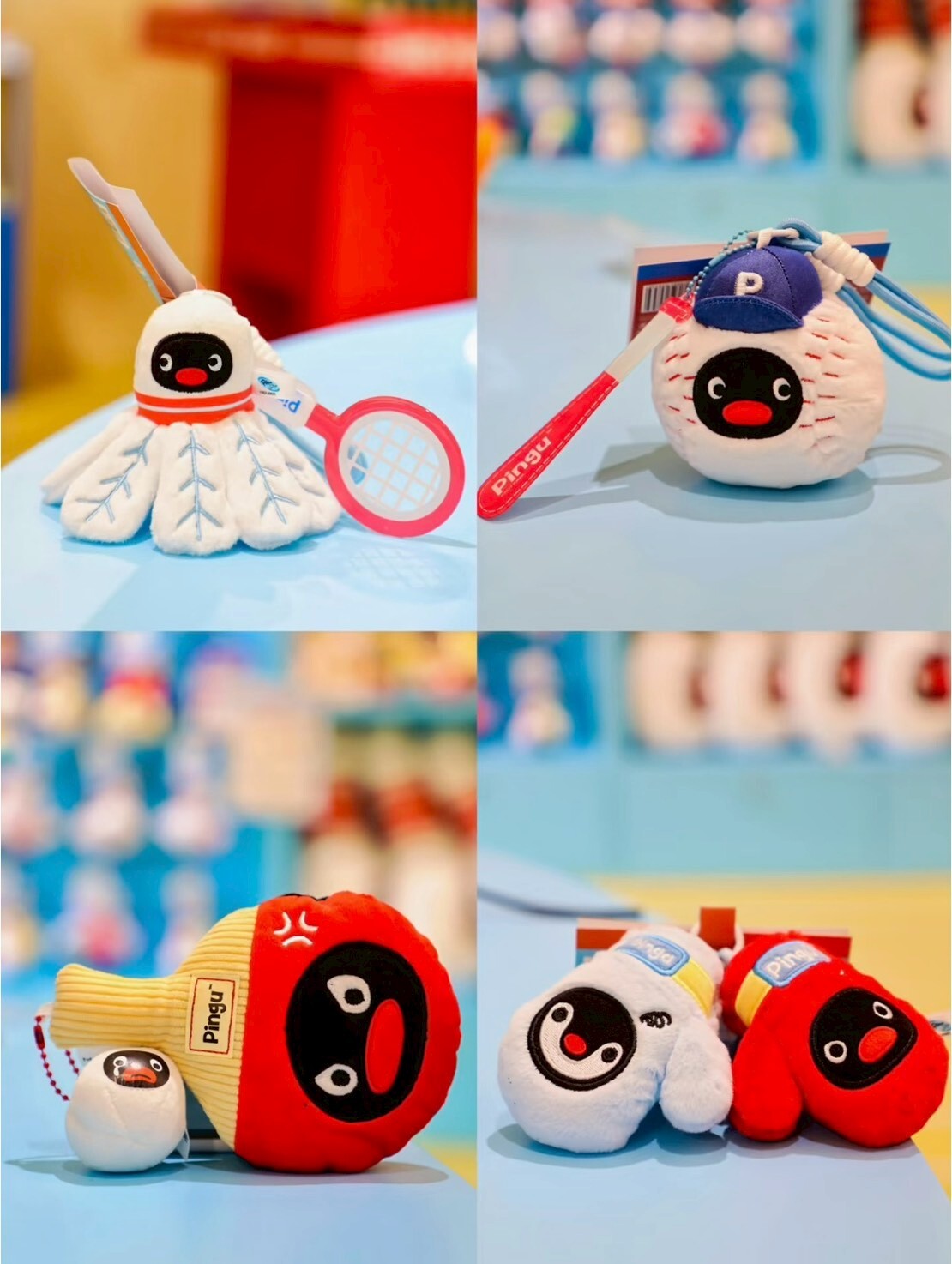 PINGU 企鵝家族 運動系列 吊飾