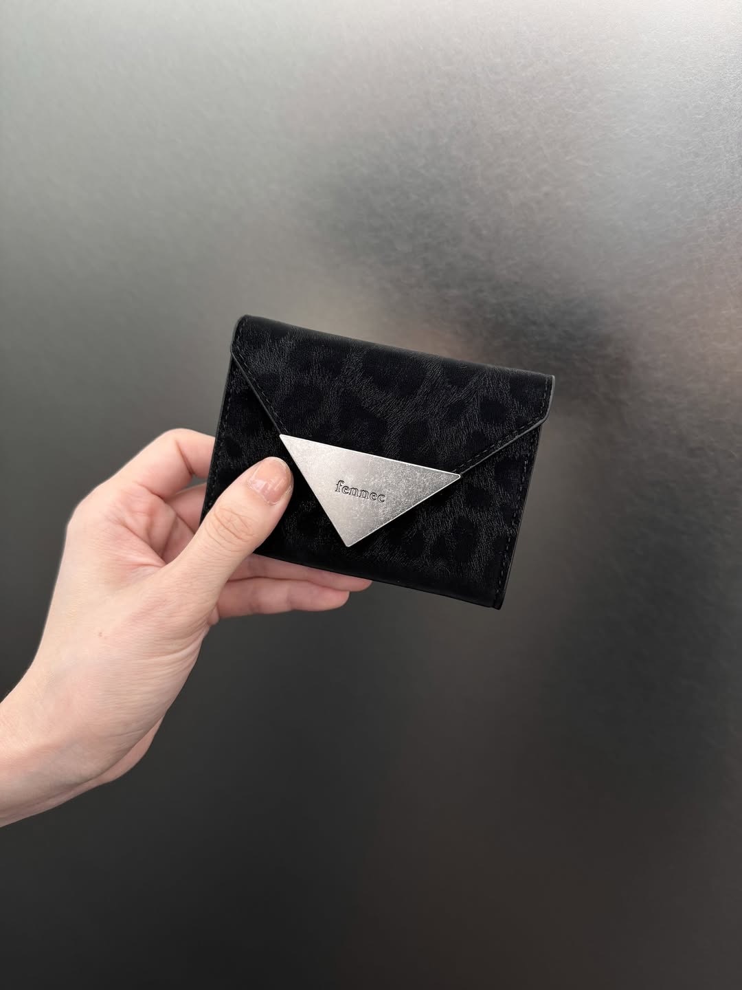 【現貨】韓國代購 Fennec 秋冬新款 三折 拉鍊 零錢袋 錢包 短夾