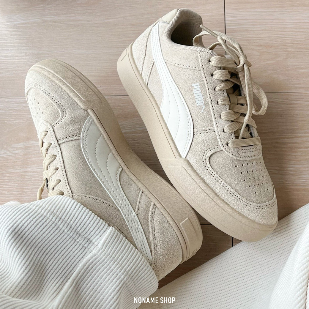 PUMA CAVEN SUEDE 麂皮 板鞋 米棕 (男/女同款)