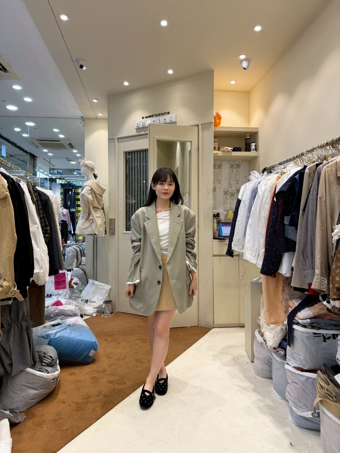 EM5039 Oversize精緻西裝外套(3個內袋)