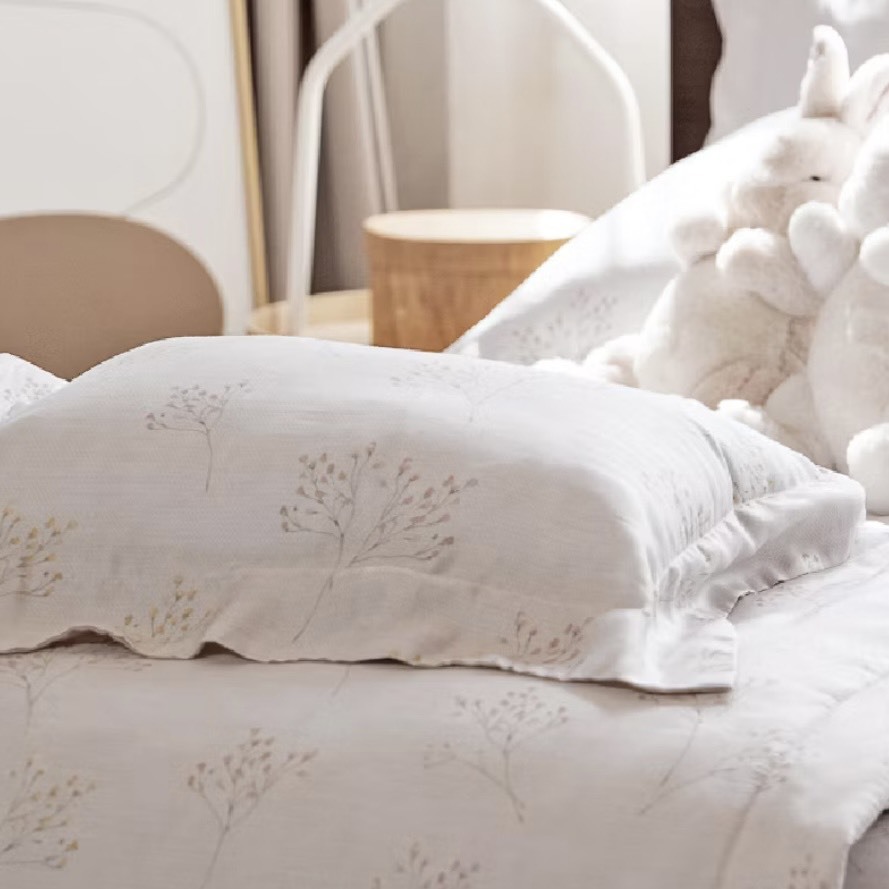 60支天絲薄枕頭套 | 花卉  DR8500