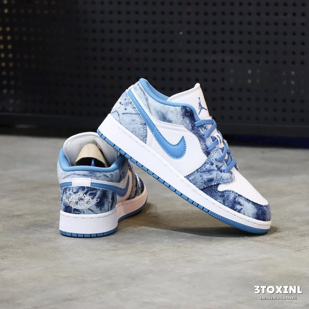(預訂) Nike Air Jordan 1 Low - Washed Denim (GS)