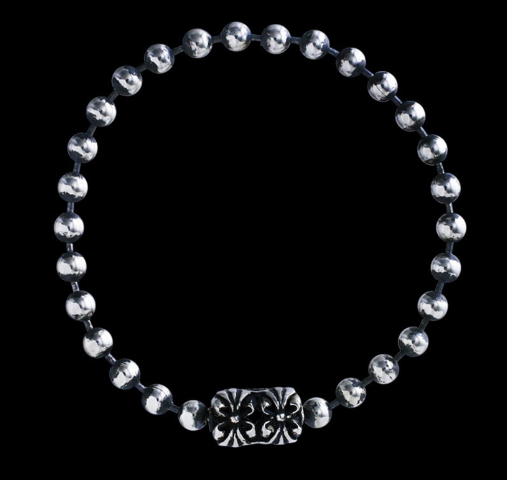 5mm Chrome Ball Chain Bracelet