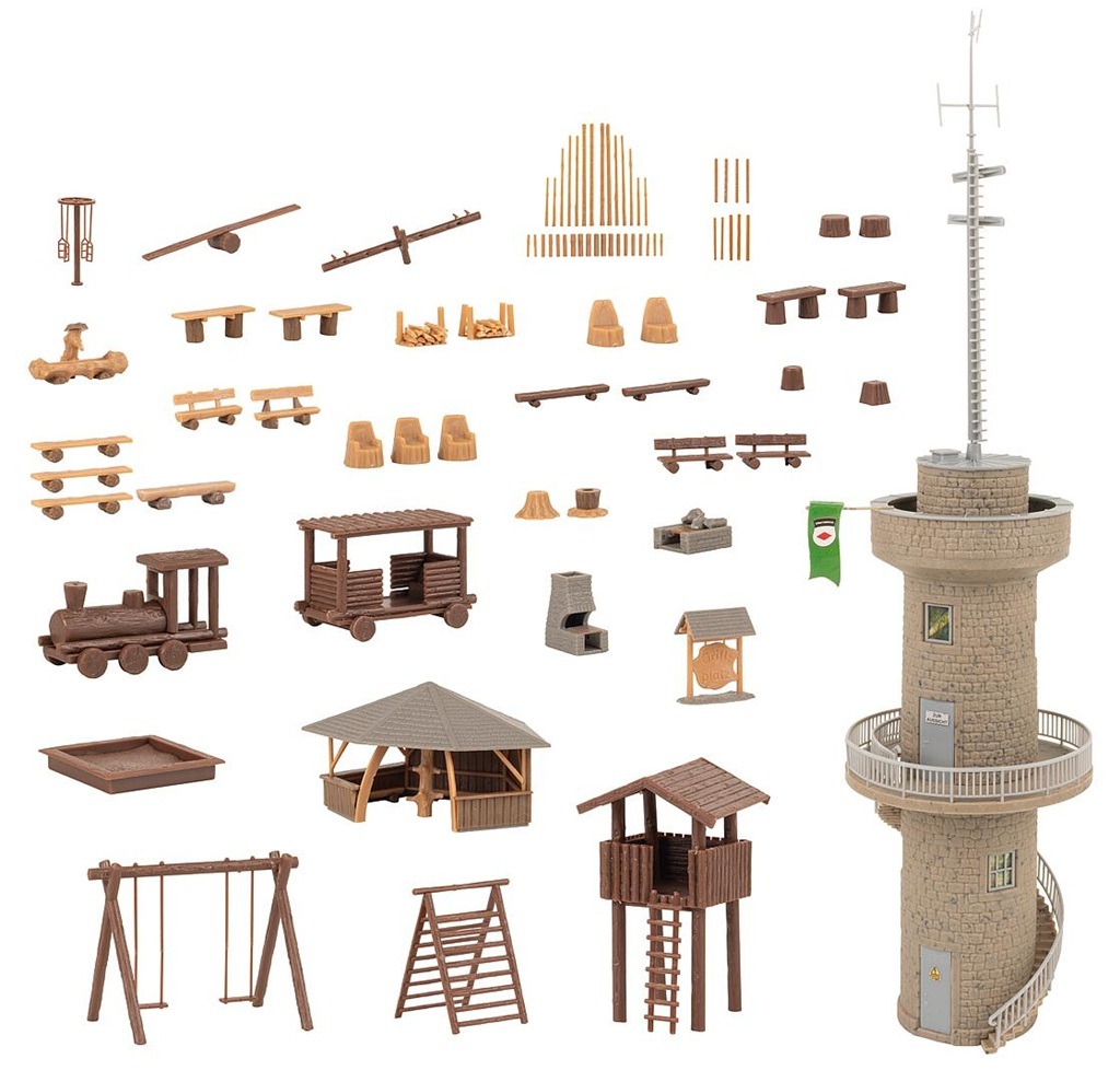 Faller 190036 HO規 冒險遊樂場套裝.套件