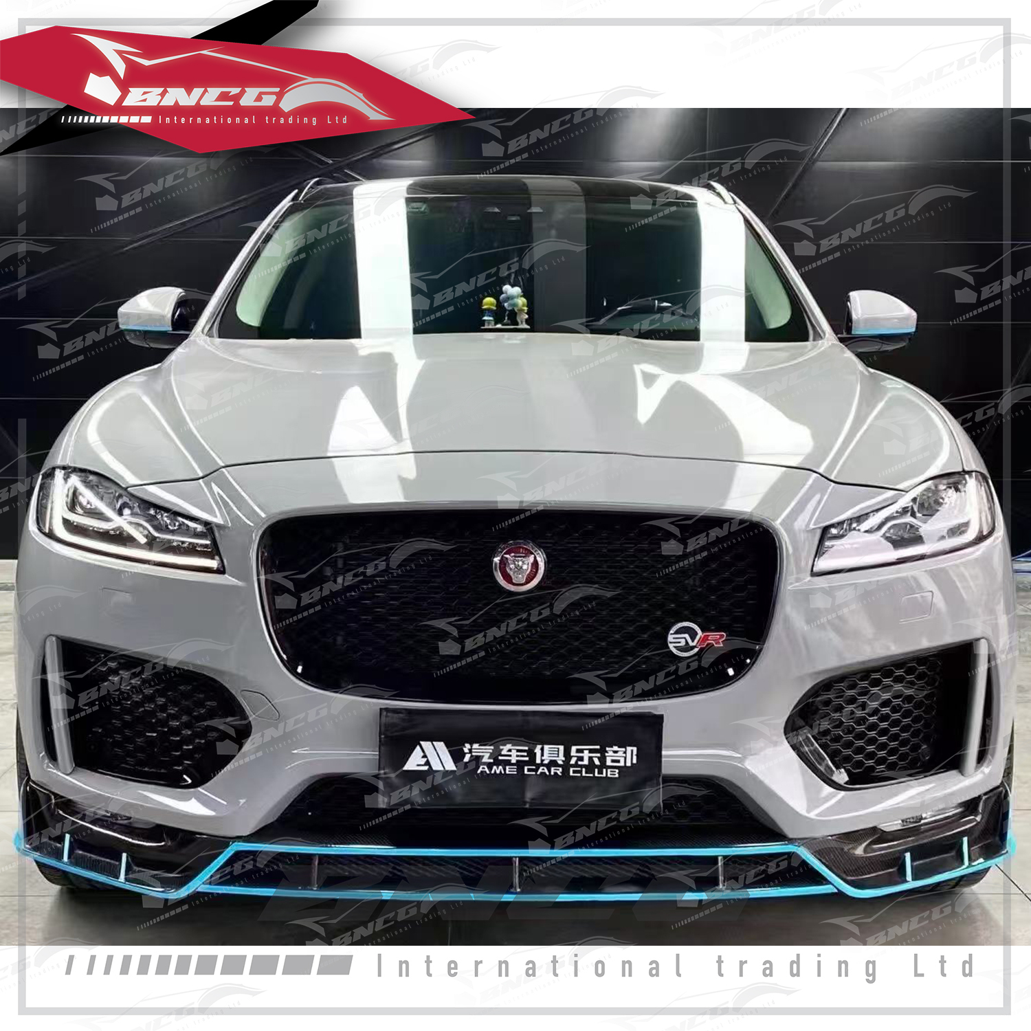 捷豹 Jaguar F-Pace 改裝 卡夢 碳纖維 外觀件 空力套件 前下巴 後下巴 尾飾管