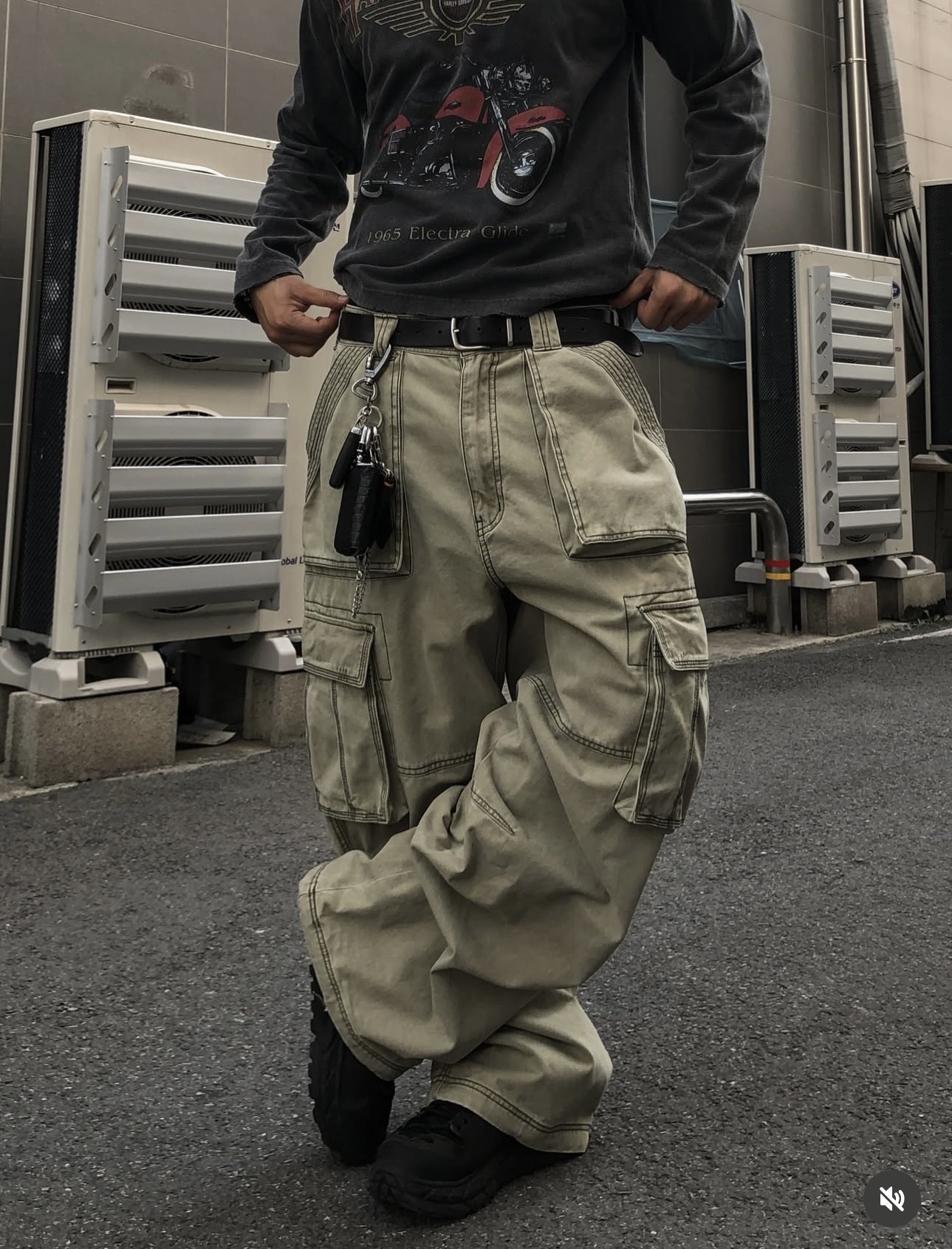 《K》都市作戰水洗工裝褲