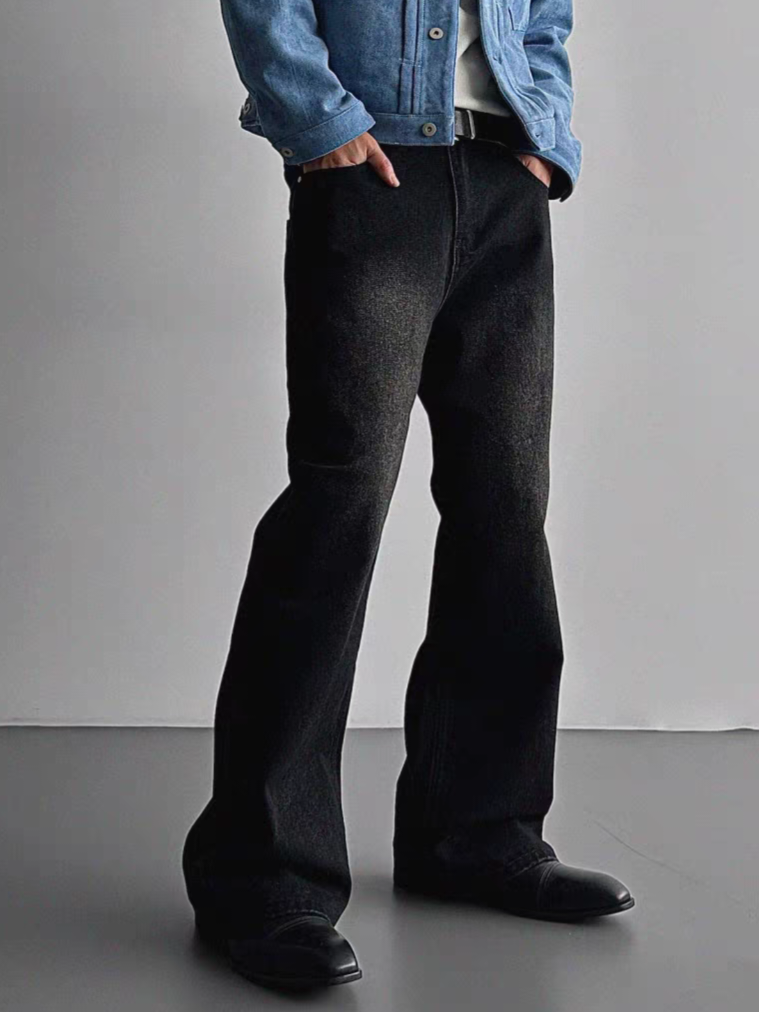 (韓國獨家特價)North 喇叭水洗牛仔褲 靴型褲