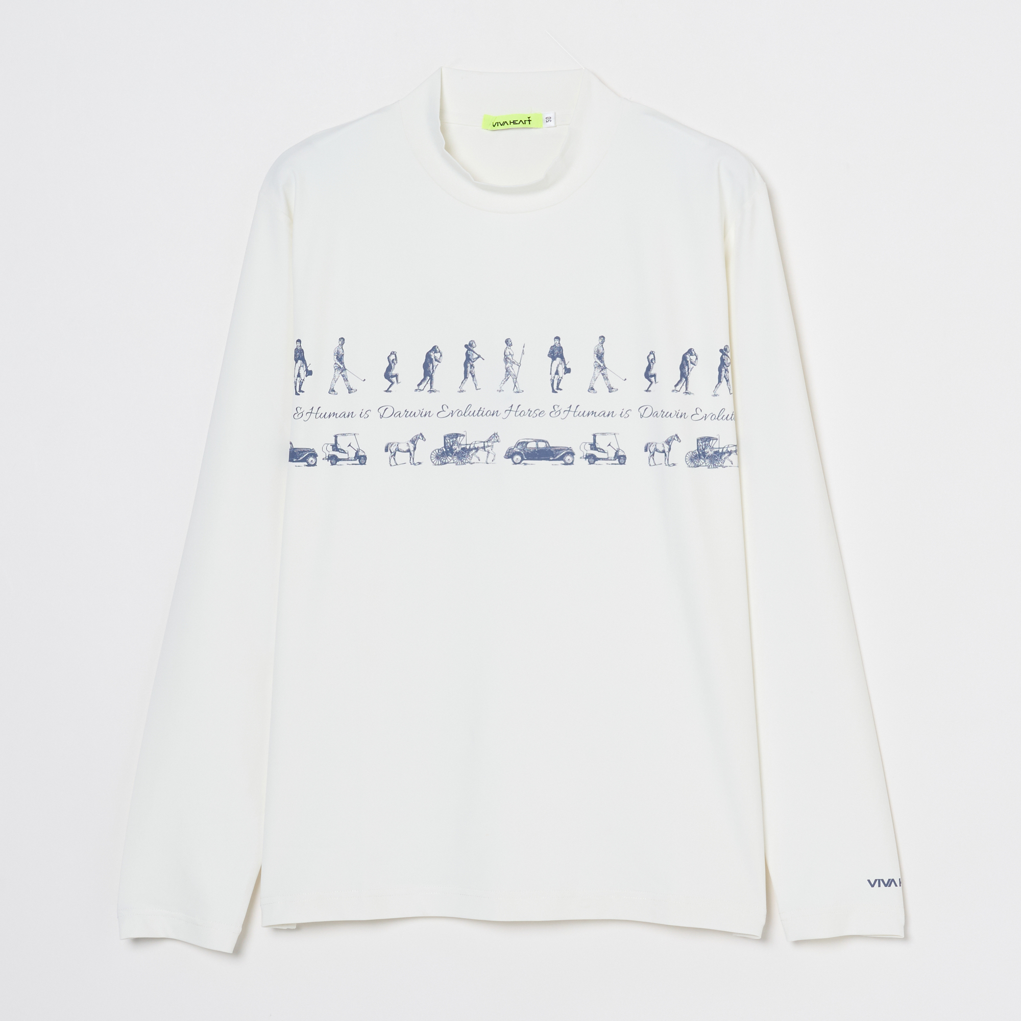 男士-達爾文長袖小高領